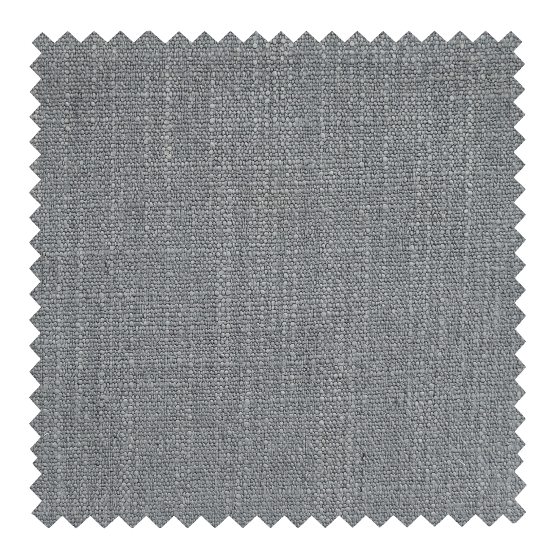 Seaglass eucalyptus green linen blend fabric swatch from the Reve collection by Thoa Home with a micro-textured surface.