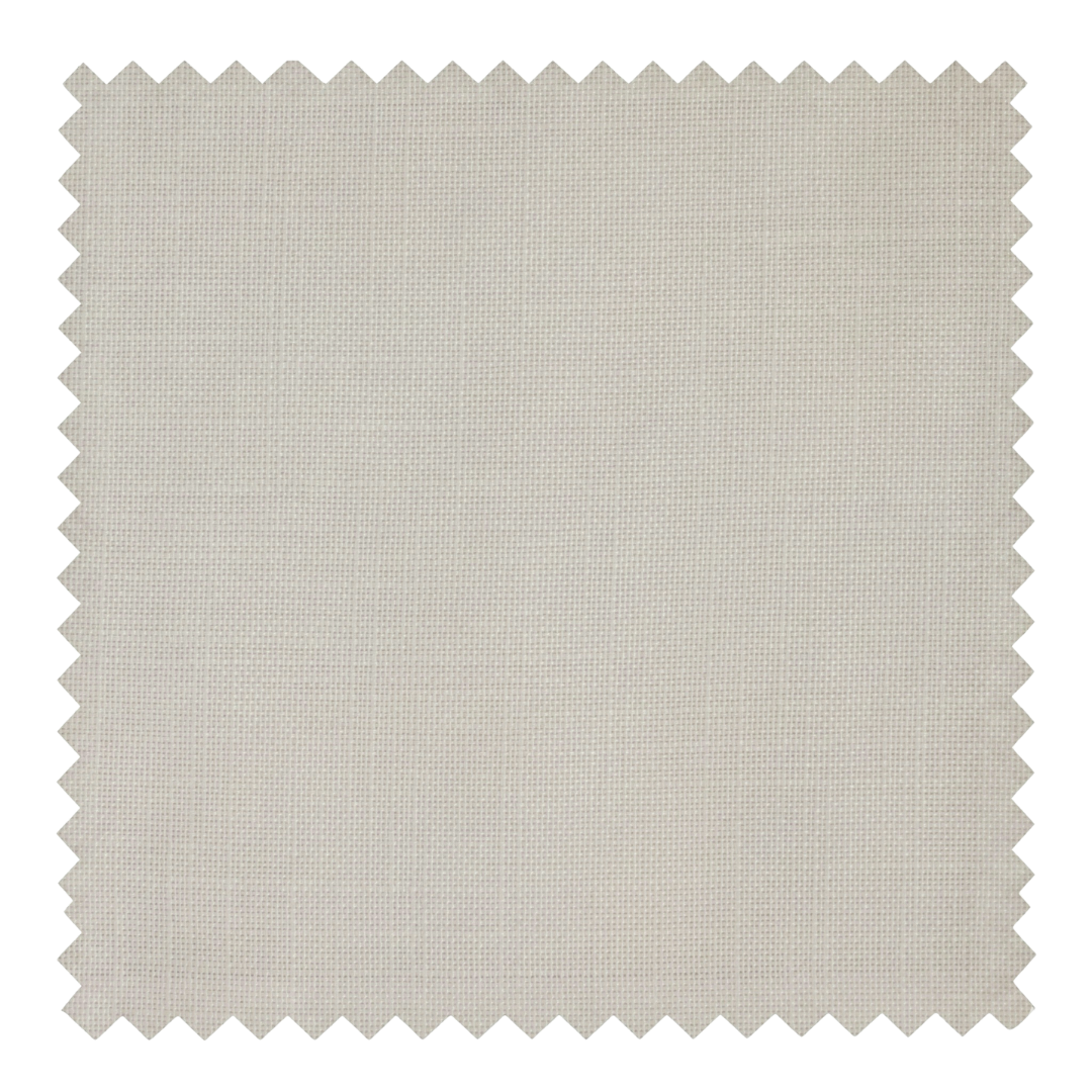 Stone architectural alabaster fine weave fabric swatch from the Vale collection by Thoa Home with a smooth, fluid surface.