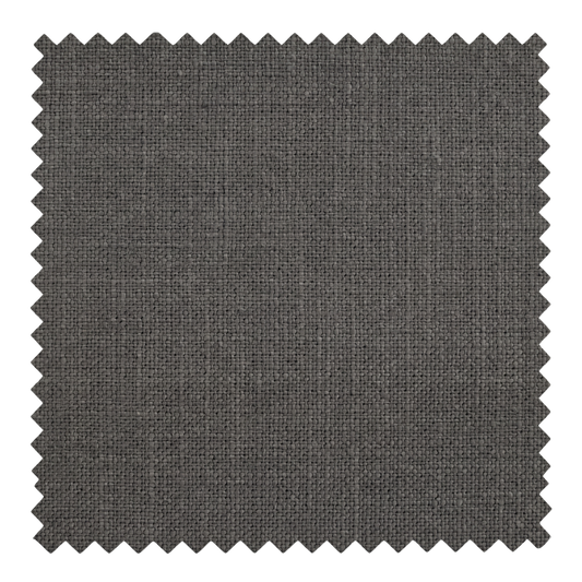 Flint stone grey semi-sheer fabric swatch from the Cove collection by Thoa Home with a smooth, refined finish.