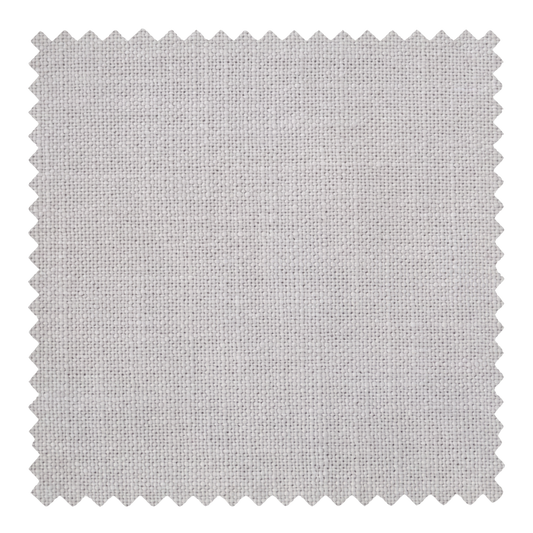 Salt mineral-white semi-sheer fabric swatch from the Cove collection by Thoa Home with a smooth, refined finish.