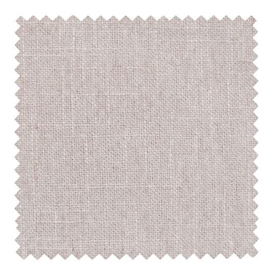 Birch warm alabaster cotton blend fabric swatch from the Nest collection by Thoa Home featuring a matte plain weave.