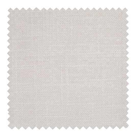 Eggshell warm cream cotton blend fabric swatch from the Nest collection by Thoa Home featuring a matte plain weave.