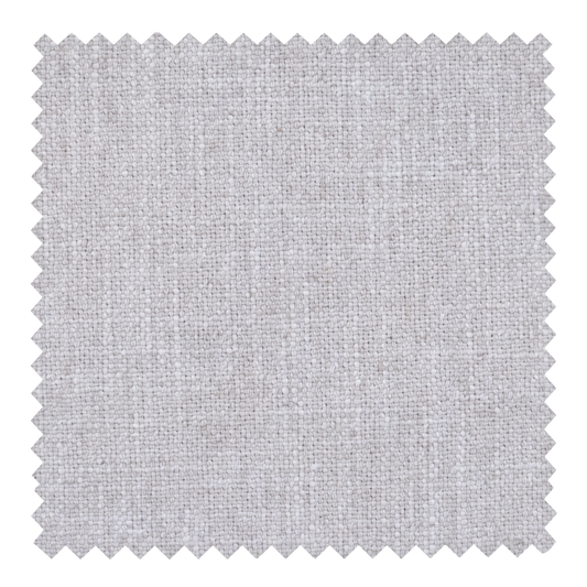 Mist cool pale grey cotton blend fabric swatch from the Nest collection by Thoa Home featuring a matte plain weave.