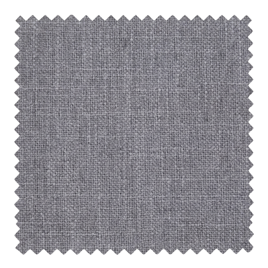 Slate architectural grey cotton blend fabric swatch from the Nest collection by Thoa Home featuring a matte plain weave.