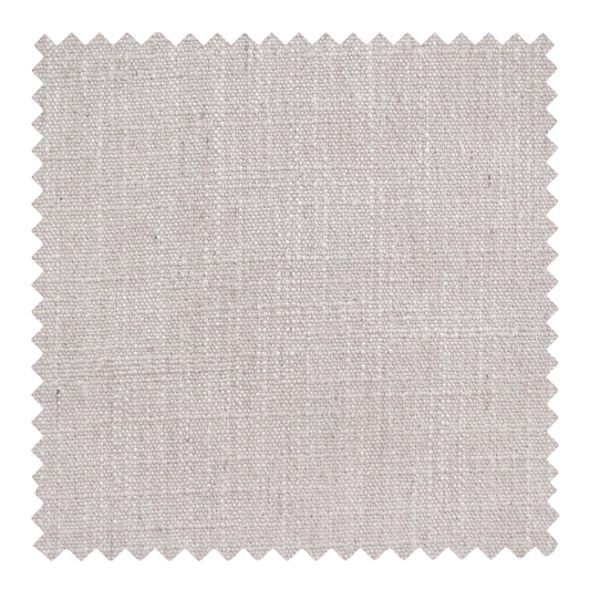Bone chalk-white linen blend fabric swatch from the Reve collection by Thoa Home with a micro-textured surface.