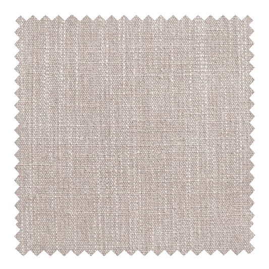 Dune sandy taupe linen blend fabric swatch from the Reve collection by Thoa Home with a micro-textured surface.