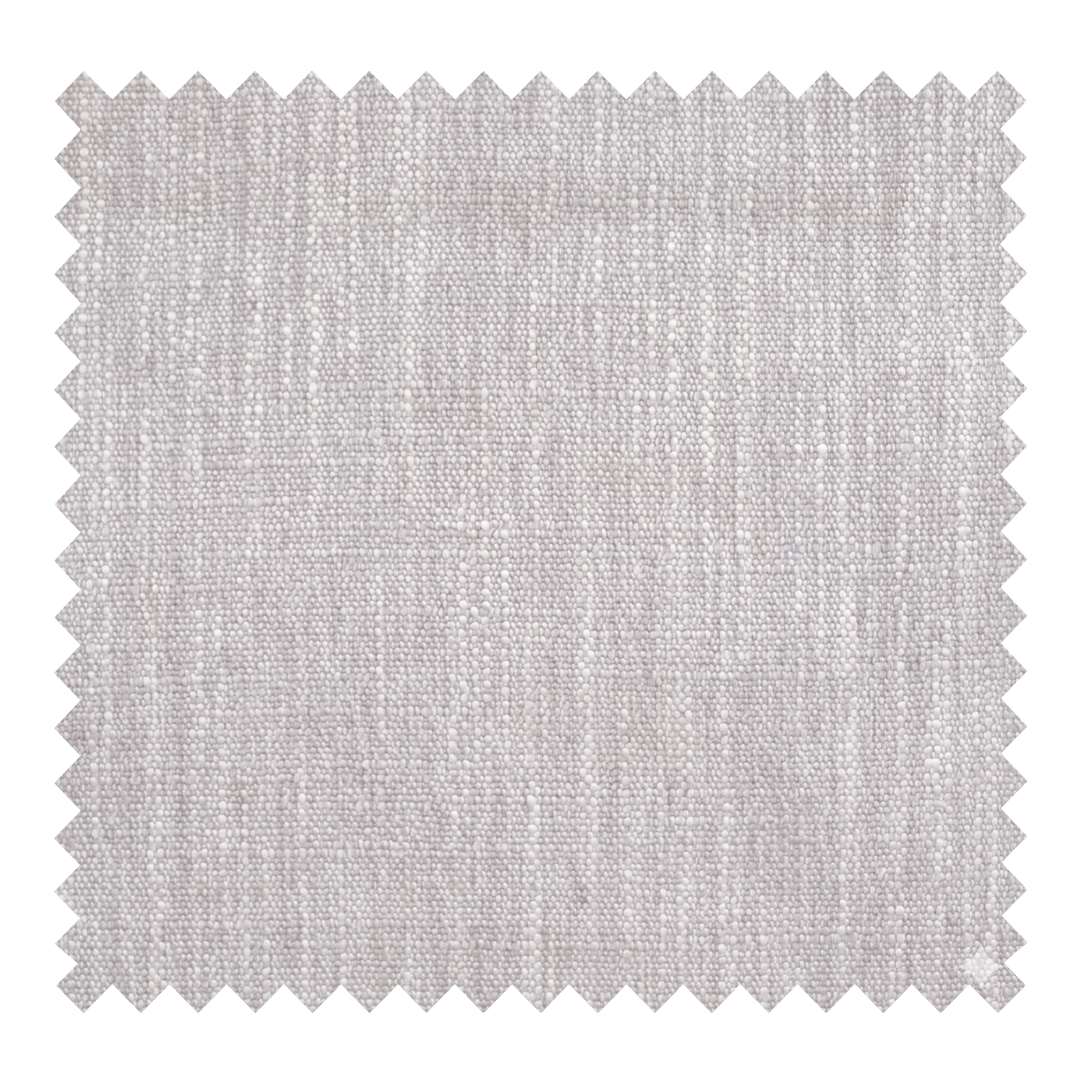 Fog mid-tone mineral grey linen blend fabric swatch from the Reve collection by Thoa Home with a micro-textured surface.