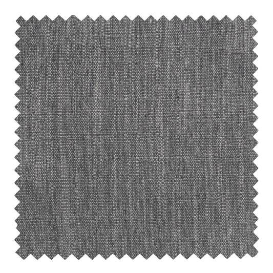 Haze deep slate grey linen blend fabric swatch from the Reve collection by Thoa Home with a micro-textured surface.