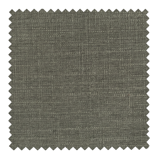 Moss weathered forest green linen blend fabric swatch from the Reve collection by Thoa Home with a micro-textured surface.