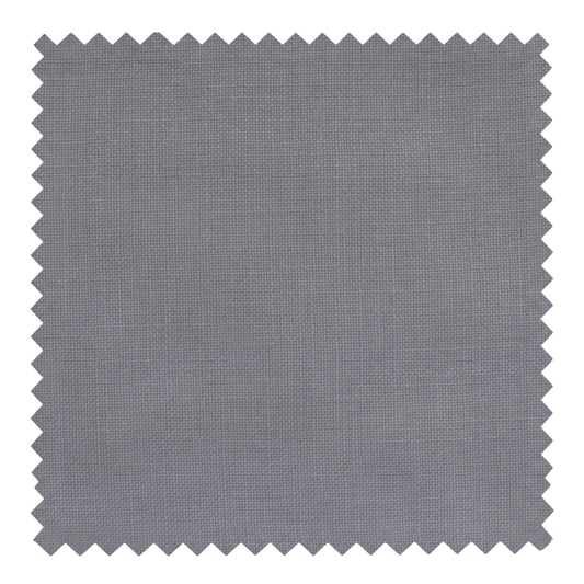 Pebble slate grey fine weave fabric swatch from the Vale collection by Thoa Home with a smooth, fluid surface.